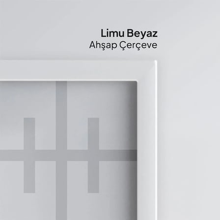 Heyden Limu 21x30 cm Beyaz Fotoğraf ve Poster Çerçevesi