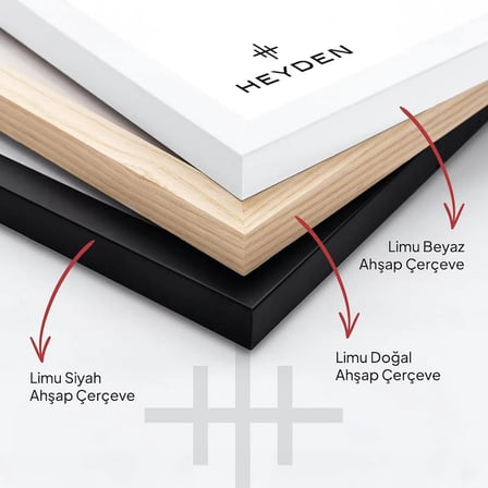 Heyden Limu 20x20 cm Siyah Fotoğraf ve Poster Çerçevesi