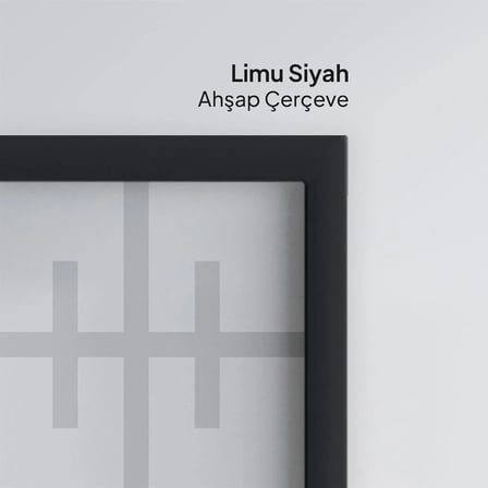 Heyden Limu 21x30 cm Siyah Fotoğraf ve Poster Çerçevesi