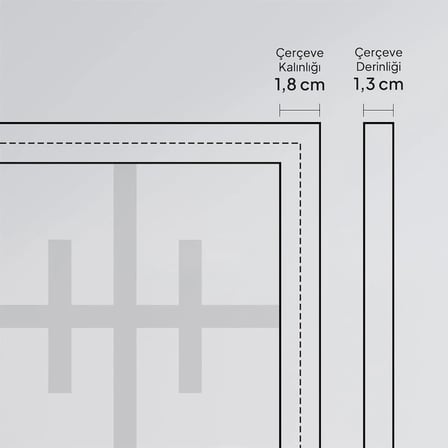 Heyden Limu 30x40 cm Siyah Fotoğraf ve Poster Çerçevesi
