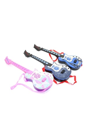 Müzikli Ledli Gitar - 54x18cm