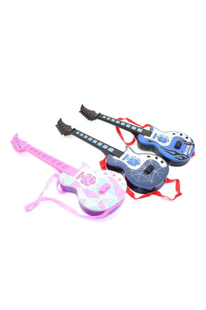 Müzikli Ledli Gitar - 54x18cm