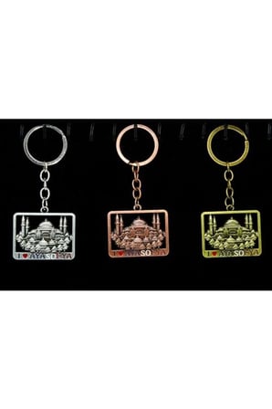 Metal Ayasofya Anahtarlık