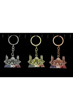 Metal Ayasofya Anahtarlık