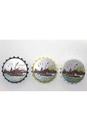 İstanbul Temalı Magnet - 7x7cm