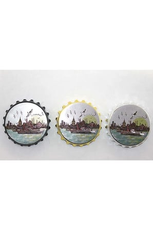 İstanbul Temalı Magnet - 7x7cm