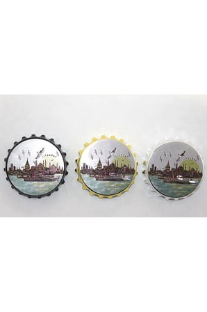 İstanbul Temalı Magnet - 7x7cm