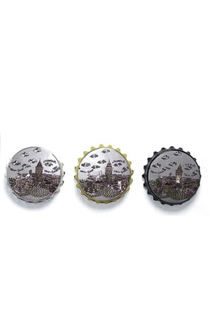 İstanbul Temalı Magnet - 7x7cm