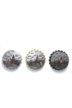 İstanbul Temalı Magnet - 7x7cm
