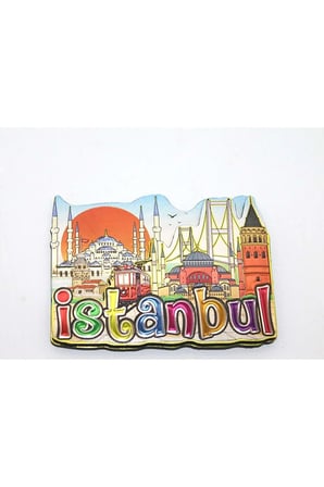 İstanbul Temalı Magnet - 8x6cm