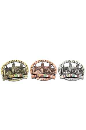 İstanbul Temalı Metal Magnet