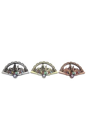 İstanbul Temalı Metal Magnet - 6x10cm