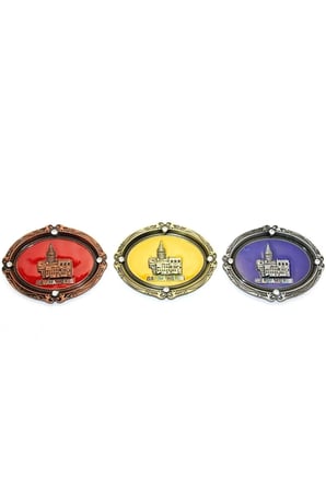 İstanbul Temalı Metal Magnet