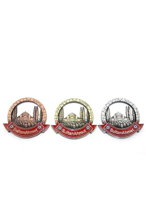 İstanbul Temalı Metal Magnet