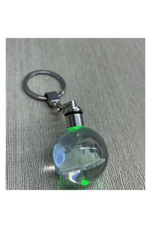 Ledli Ayasofya Tasarımı Kristal Anahtarlık