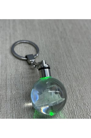 Ledli Ayasofya Tasarımı Kristal Anahtarlık