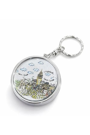 İstanbul Temalı Küllük Anahtarlık - 5x5cm