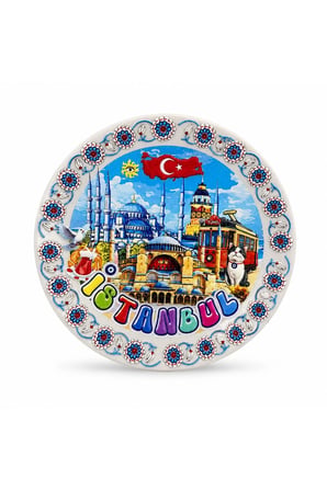 İstanbul Temalı Seramik Magnet