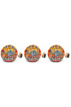 İstanbul Temalı Polyester Magnet 3'lü Set