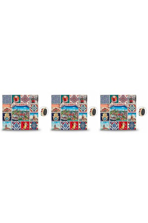 İstanbul Temalı Polyester Magnet 3'lü Set