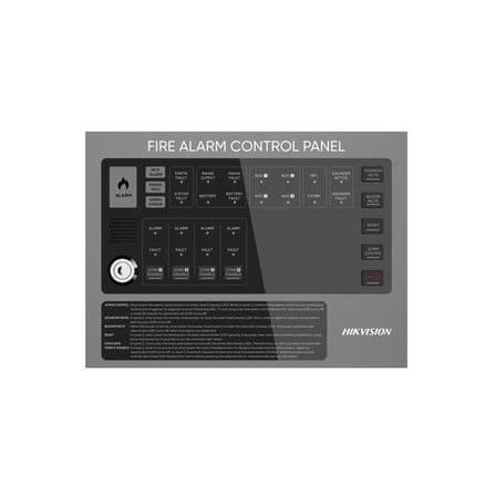 HIKVISION HF-C104 Konvansiyonel Yangın Alarm Kontrol Paneli 4 Zone