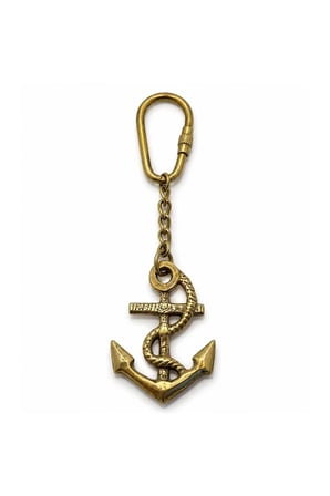 Pirinç Çapa Anahtarlık - 10cm
