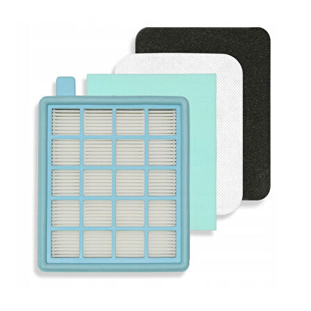 Philips PowerPro Serisi ile Uyumlu HEPA Filtre Seti