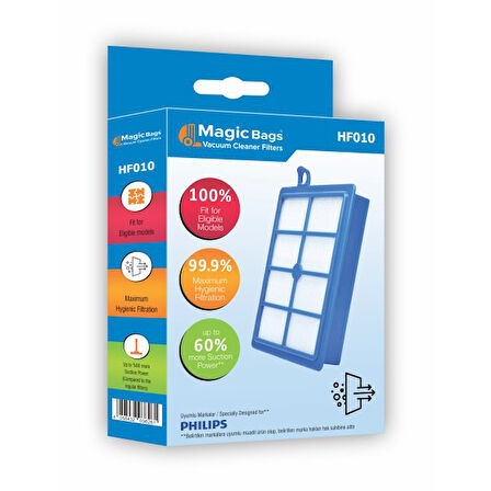Hepa Filtre - XB 9125 - 9145 - 9155 - 9125/07 - 9145/07 - 9155/07 - Süpürge ile Uyumlu Hepa Filtre