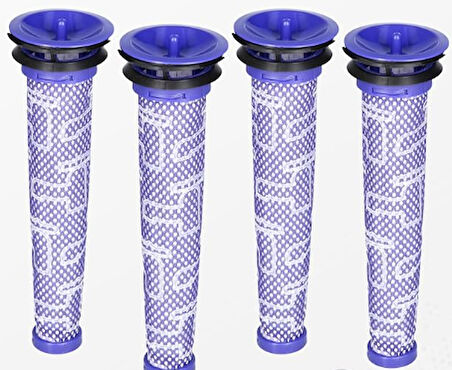 Dyson 4 x Adet Ön Motor Filtresi  DC58 - DC59 - DC61, DC62 - V6 - V8 Uyumlu Ön Motor Filtresi