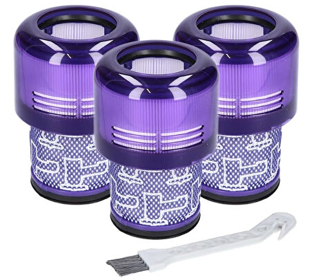 Dyson V11 V15 SV14 SV22 Absolute Animal Extra Pro Detect Torque Drive 3x Adet Uyumlu Vakum Filtresi