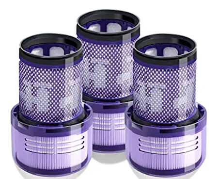 Dyson V11 V15 SV14 SV22 Absolute Animal Extra Pro Detect Torque Drive 3x Adet Uyumlu Vakum Filtresi
