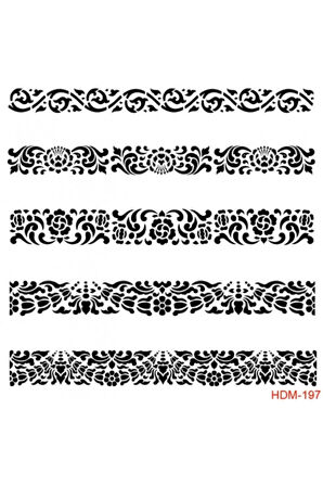 Stencil (şablon) 25x25 Cm