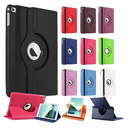 Tablet Kılıf Standlı Dönerli Mopal İpad Mini 2-3-4 Pembe