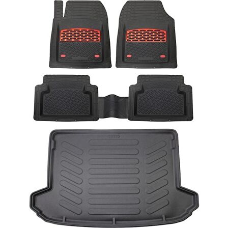 Safir Fiesta 2012 Model 3D Bagaj Havuzu+ Havuzlu Paspas Takım