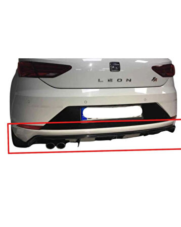 LEON MK3,5 2018-2020 SOLDAN ÇIKIŞLI DİFÜZÖR (( PARLAK SİYAH ))