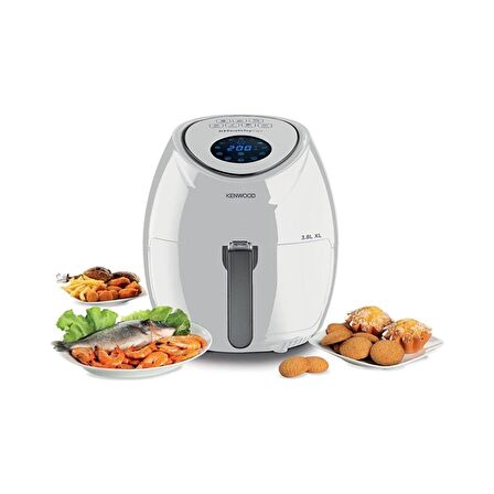 Kenwood Air Fryer XL 3.8 L Beyaz Fritöz HFP30.000WH