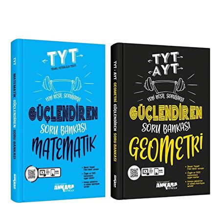 Ankara Yayıncılık TYT Güçlendiren Matematik ve Geometri Soru Bankası Seti 2 Kitap