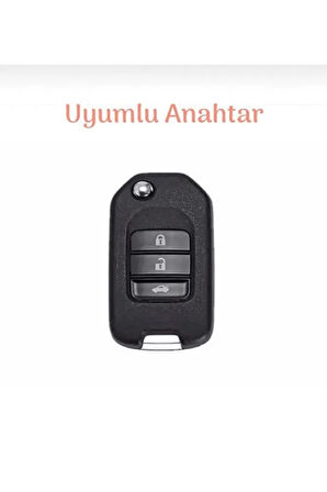 Honda Fc5 Civic H-rv C-rv Sustalı Anahtar Koruma Kılıf 2.resime Bakınız