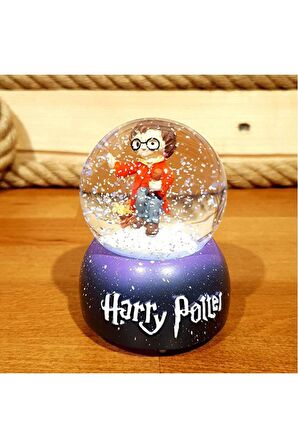 Harry Potter Orta Boy Işıklı Müzikli Kar Küresi