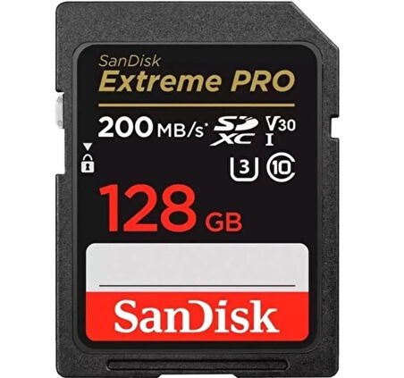 SanDisk Extreme Pro 128gb 200mb/s Sdxc Hafıza Kart KUTUSU AÇIK SIFIR