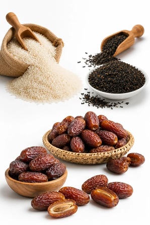 Ekonomik Gıda Paketi Pirinç Çay Hurma 3'lü Set