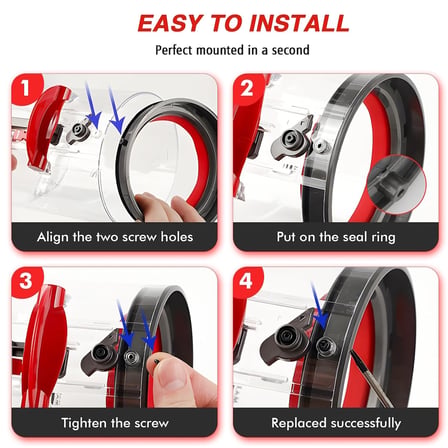 Dy son V12 Detect Slim toz haznesi için üst sabit conta halkası V12 Detect Slim SV20 için
