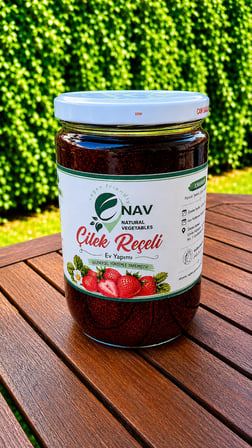 NAV Ev Yapımı Çilek Reçeli 900 Gram