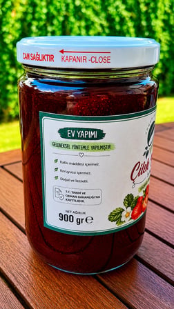 NAV Ev Yapımı Çilek Reçeli 900 Gram