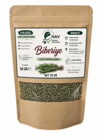 NAV Biberiye Ev Yapımı Katkısız Koruyucusuz