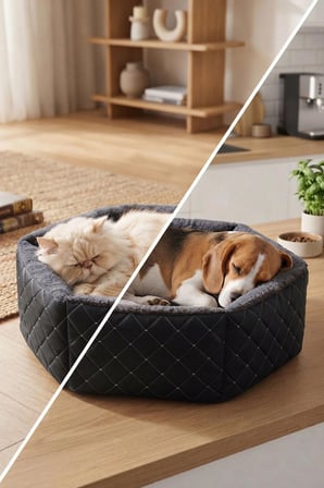 Hexagon Kedi ve Köpek Yatağı