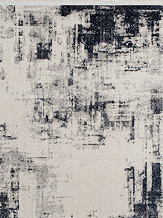 Pierre Cardin Pier Zen HG10A Krem Lacivert Viskon Akrilik Yumuşak Leke Tutmaz Silinebilir Halı