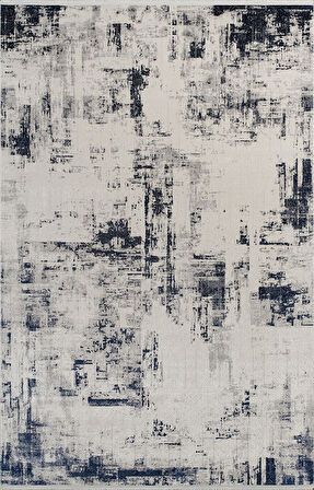 Pierre Cardin Pier Zen HG10A Krem Lacivert Viskon Akrilik Yumuşak Leke Tutmaz Silinebilir Halı