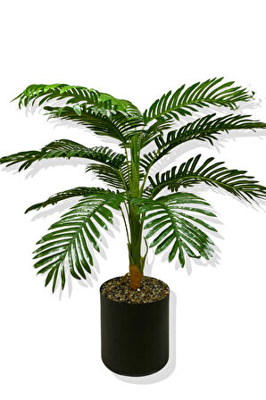 YAPAY TEK GÖVDE AREKA 100 CM YAPAY AĞAÇ 25X25 SİYAH SAKSI