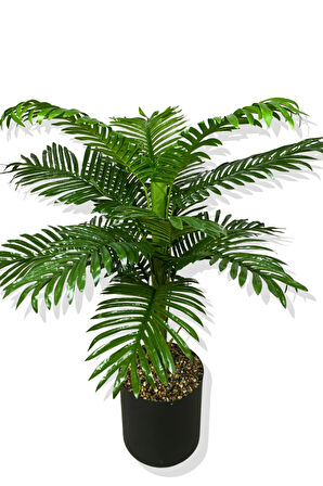 YAPAY TEK GÖVDE AREKA 100 CM YAPAY AĞAÇ 25X25 SİYAH SAKSI